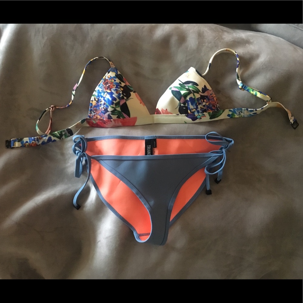 Triangl bikini bottom and top